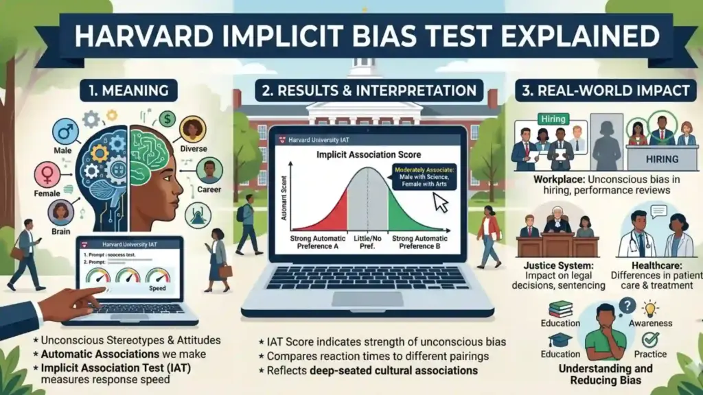 Harvard Implicit Bias Test Explained: Meaning, Results, and Real-World Impact 2 Harvard Implicit Bias Test Explained: Meaning, Results, and Real-World Impact