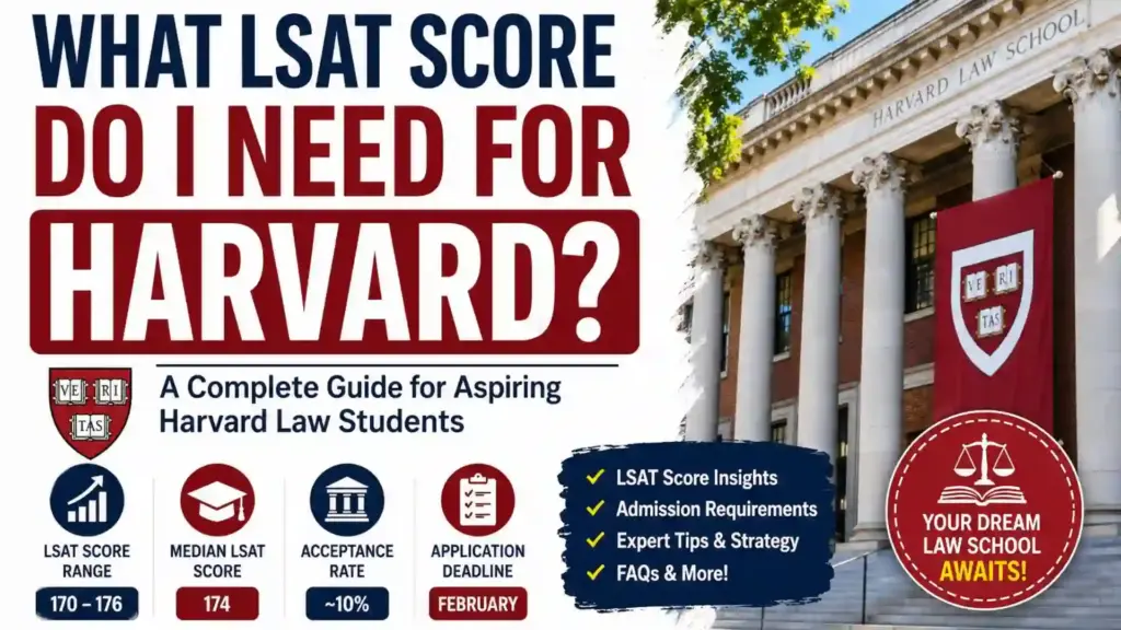 What LSAT Score Do I Need for Harvard? (Complete Guide for 2026 Applicants) 2 What LSAT Score Do I Need for Harvard? (Complete Guide for 2026 Applicants)