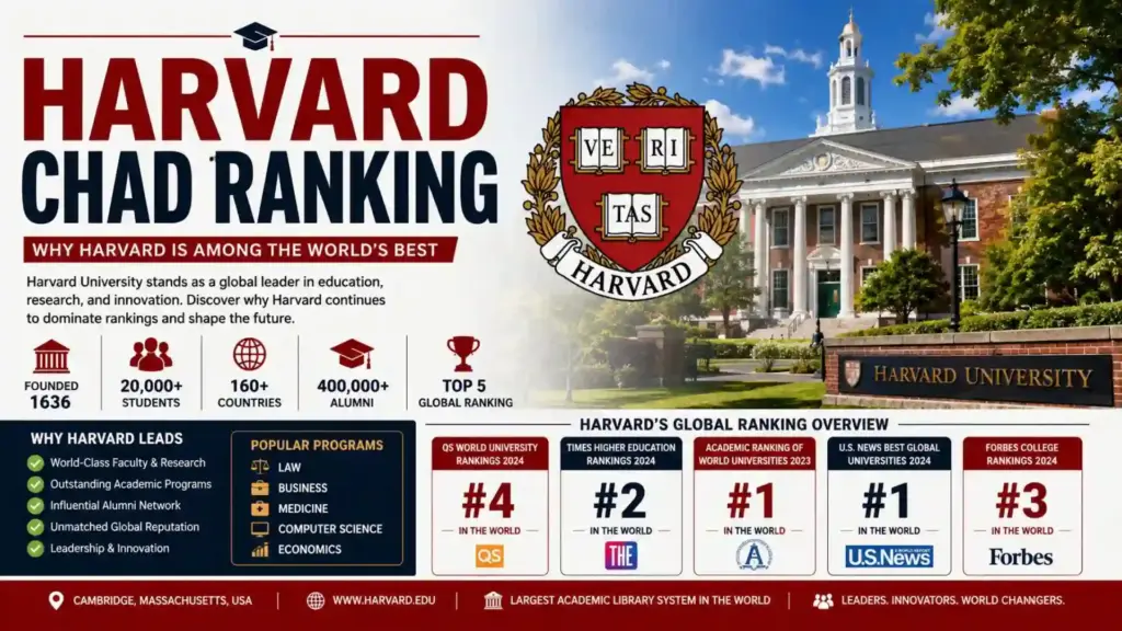 Harvard Chad Ranking: Complete Guide to Harvard University Rankings and Reputation 2026 2 Harvard Chad Ranking: Complete Guide to Harvard University Rankings and Reputation 2026