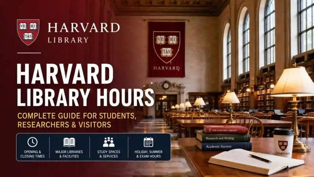 Harvard Library Hours: Complete Guide for Students 2026 2 Harvard Library Hours: Complete Guide for Students, Researchers, and Visitors