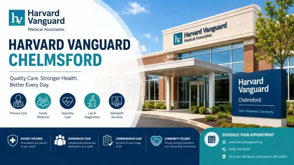Harvard Vanguard Chelmsford: Complete Guide to Services, Doctors, Appointments, and Patient Care 2 Harvard Vanguard Chelmsford: Complete Guide to Services, Doctors, Appointments, and Patient Care