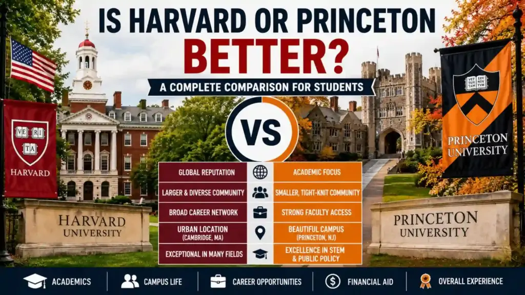 Is Harvard or Princeton Better? Full Comparison for Students in 2026 2 Is Harvard or Princeton Better? Full Comparison for Students in 2026